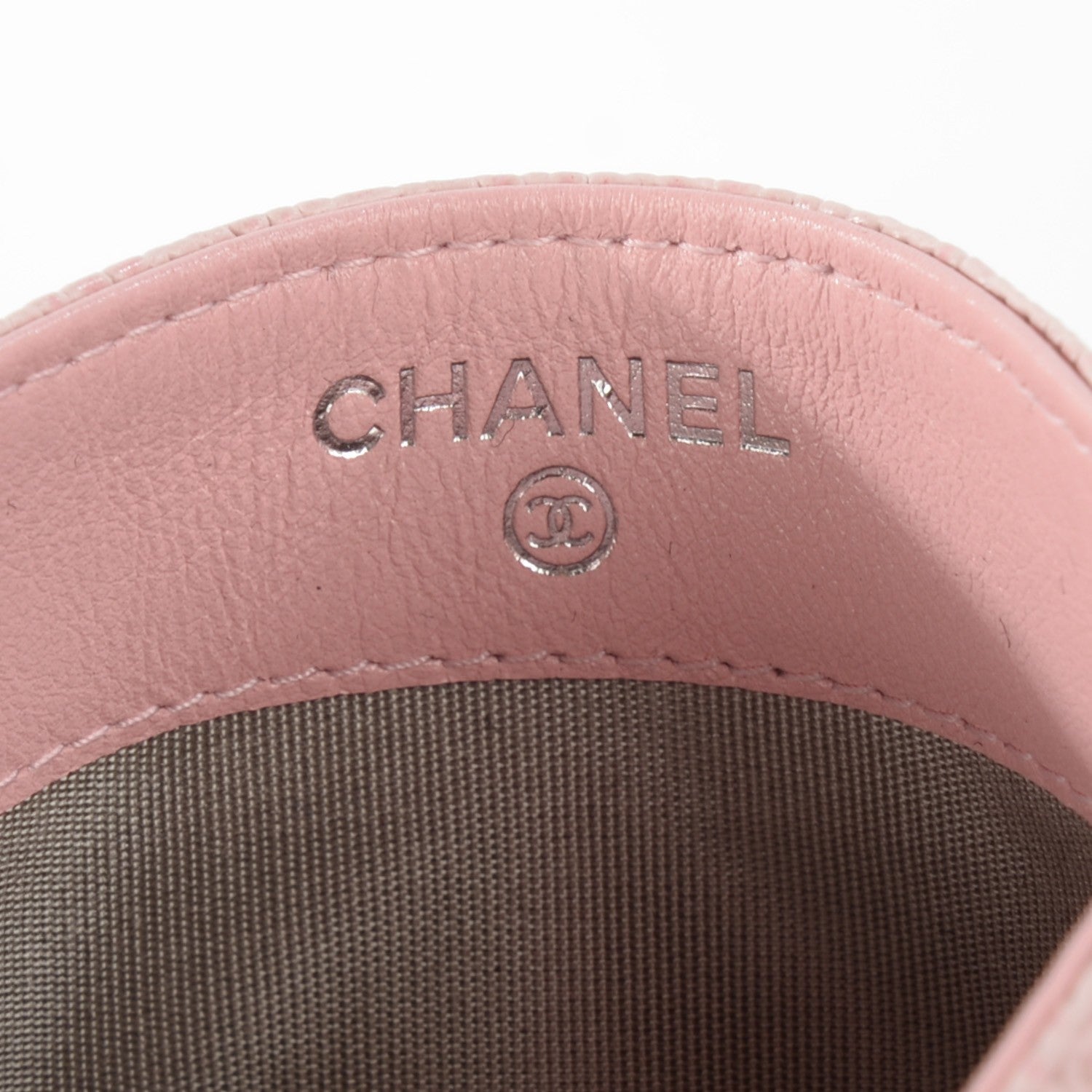 Chanel Caviar Timeless CC Card Holder Pink 6 of 8
