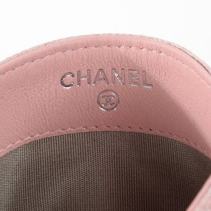 Chanel Caviar Timeless CC Card Holder Pink 6 of 8