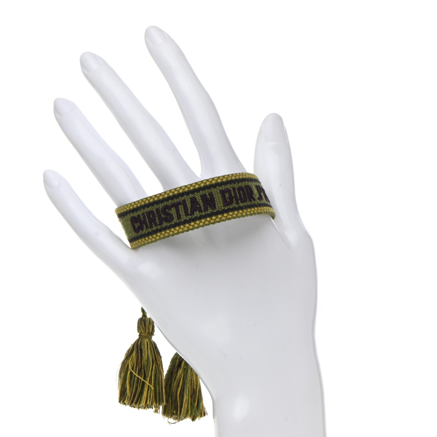 Christian Dior Woven Cotton J'Adior Friendship Bracelet 2 of 4