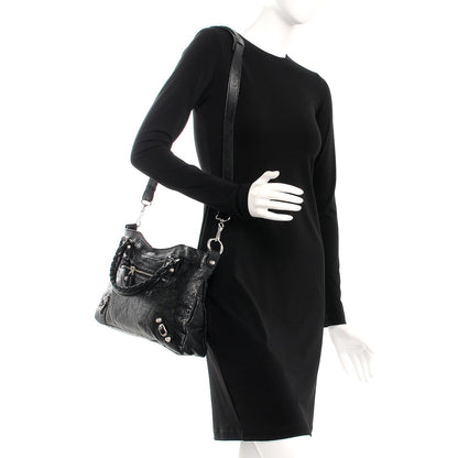 Balenciaga Agneau Giant 12 Silver Hardware Town Black 2 of 7