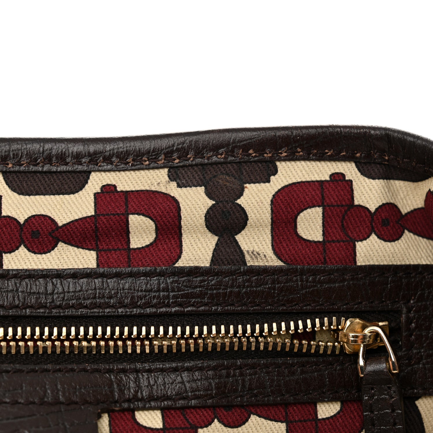 Gucci Monogram Small Jolicoeur Tote Dark Brown 11 of 14