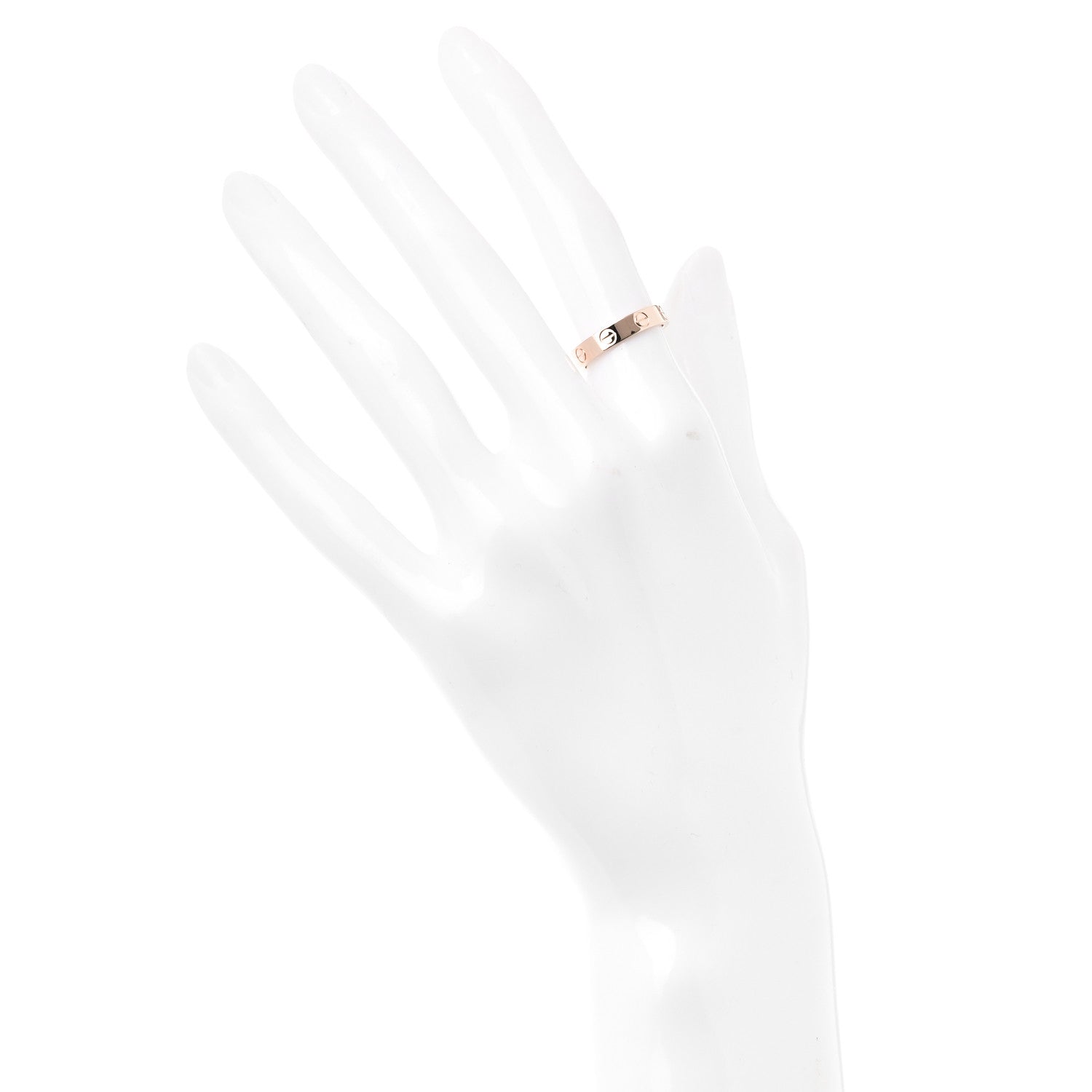 Cartier 18K Pink Gold 3.5mm LOVE Wedding Band Ring 49 4.75 2 of 4