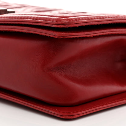 Chanel Lambskin Medium Celtic Boy Flap Red 10 of 10