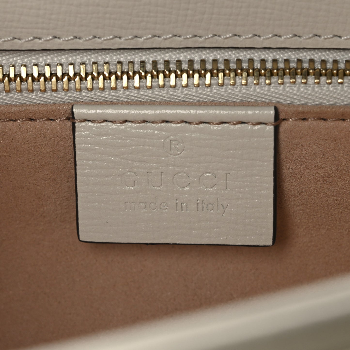 GG Supreme Monogram Horsebit 1955 Shoulder Bag Beige Mystic White