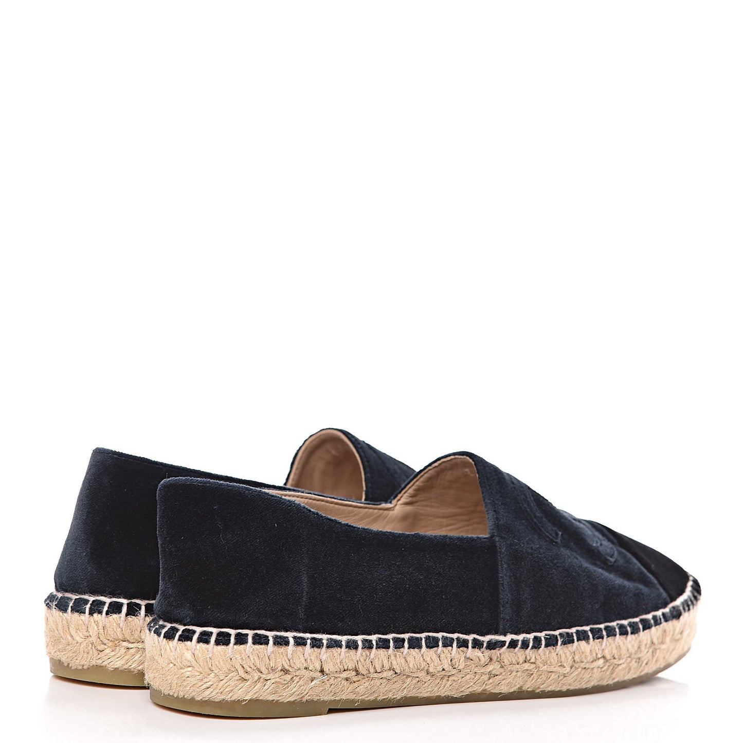 Velvet CC Espadrilles 39 Dark Navy Black