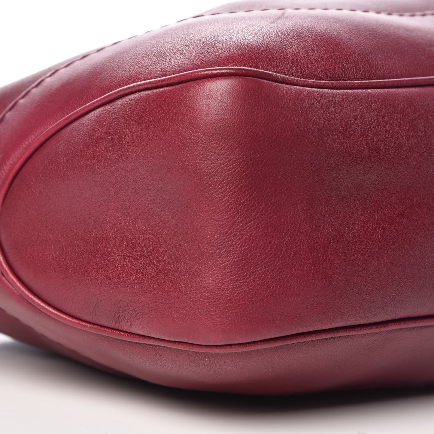 Calfskin Medium Jackie Shoulder Bag Burgundy