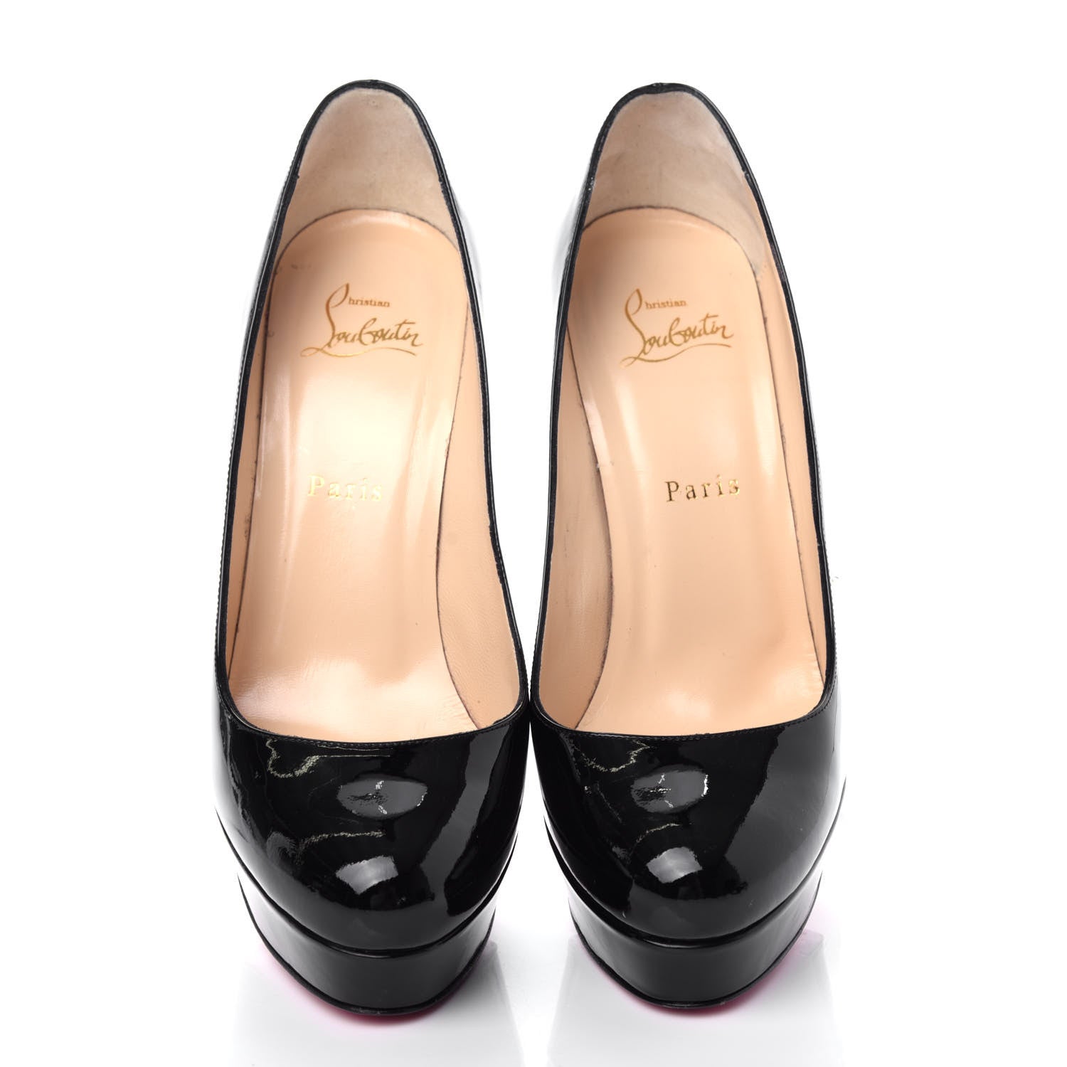 Christian Louboutin Patent Dirditta 130 Platform Pumps 38.5 Black 5 of 10