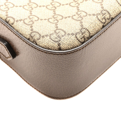 Gucci GG Supreme Monogram Web Neo Vintage Shoulder Bag Beige New Acero Crop 9 of 11