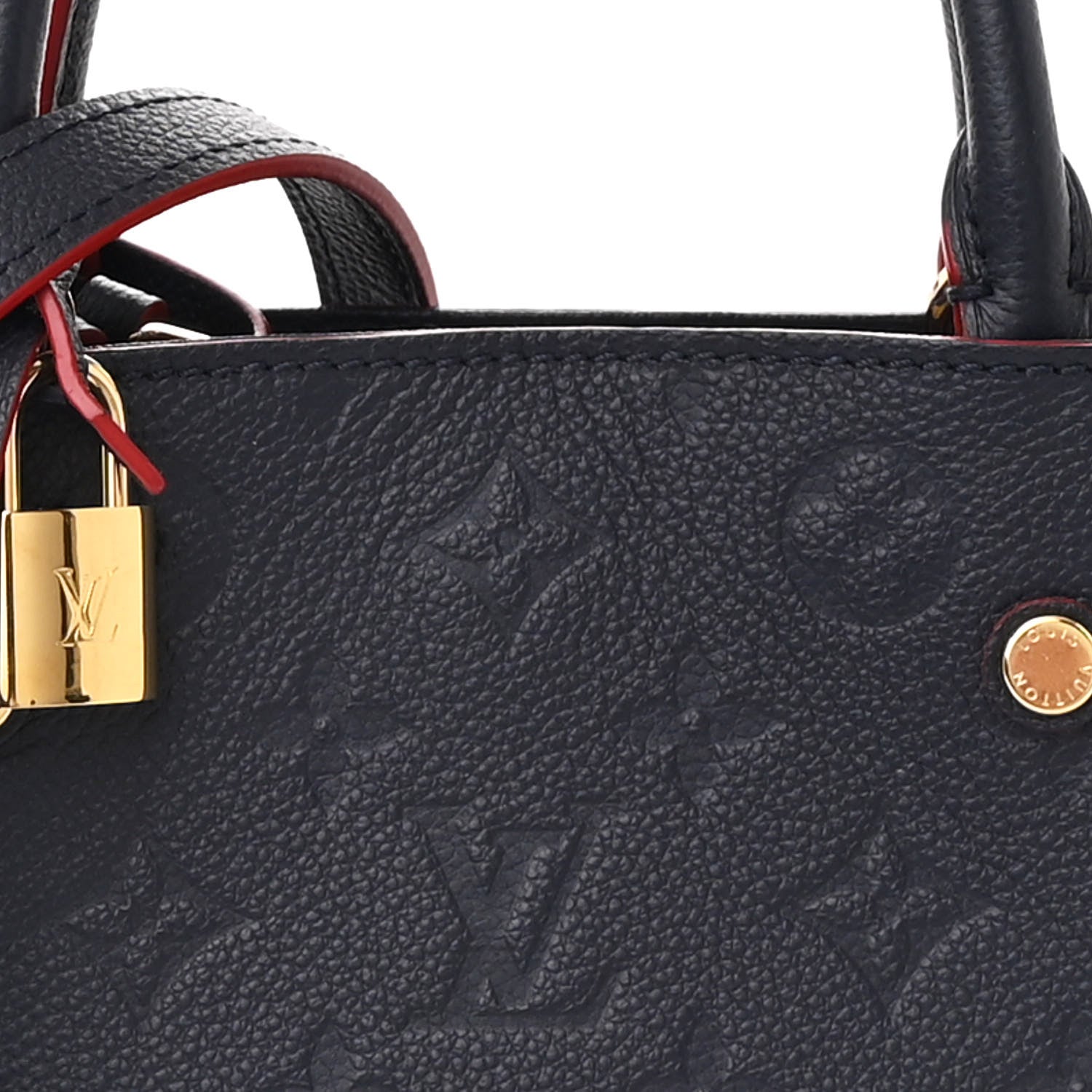 Louis Vuitton Empreinte Montaigne BB Marine Rouge 10 of 12