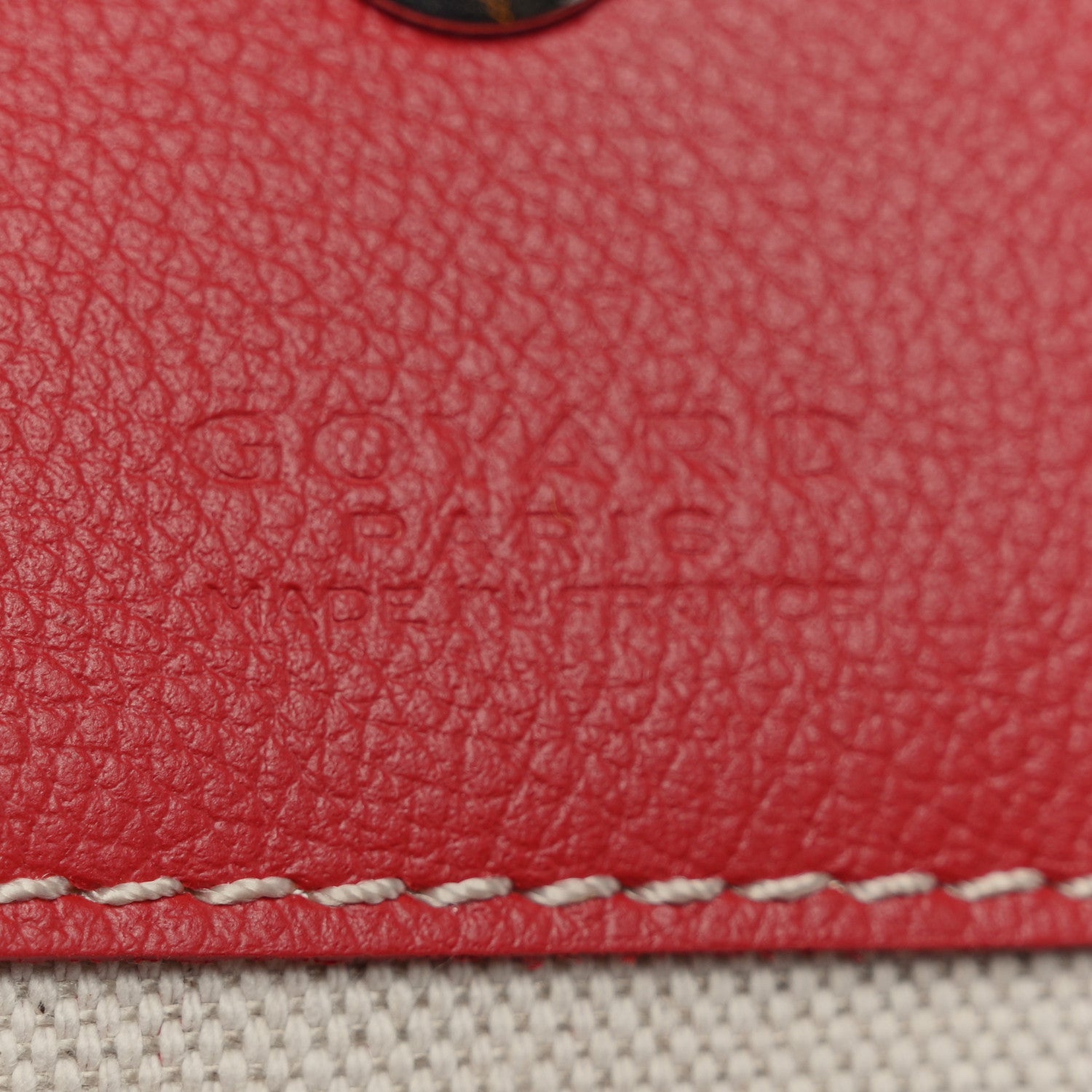 Goyard Goyardine Saint Louis PM Red 6 of 11