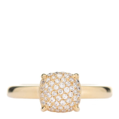 Tiffany 18K Yellow Gold Diamond 7mm Paloma Picasso Sugar Stacks Ring 49 5 1 of 6