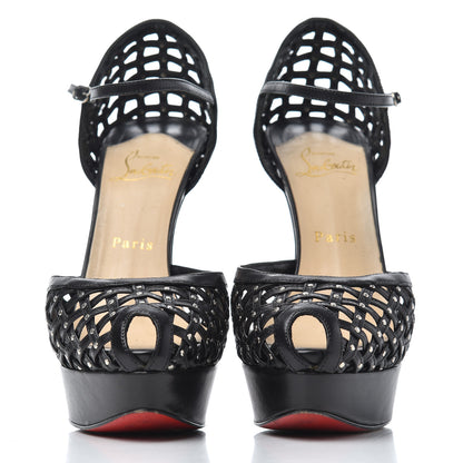 Christian Louboutin Kid Mrs 150 Pumps 38.5 Black 2 of 16