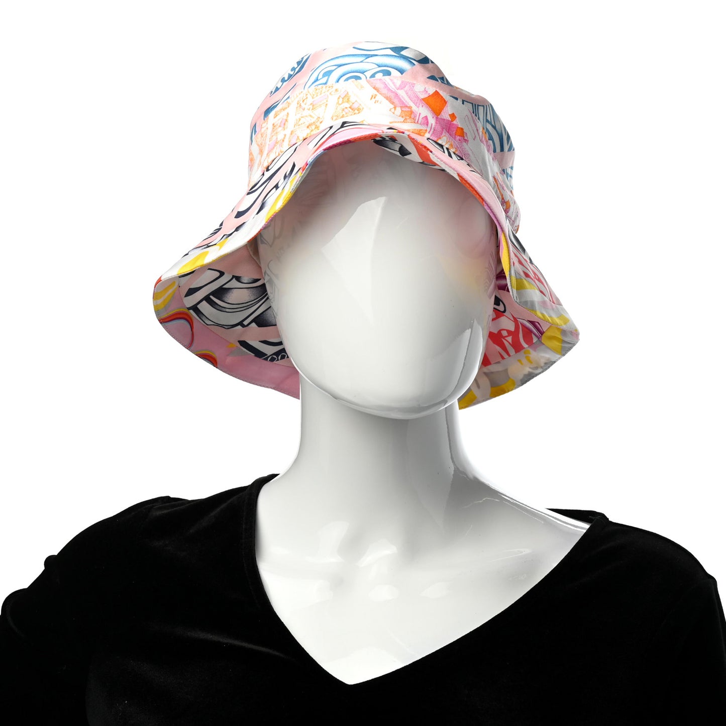 Silk Carla Patchwork Bucket Hat 58