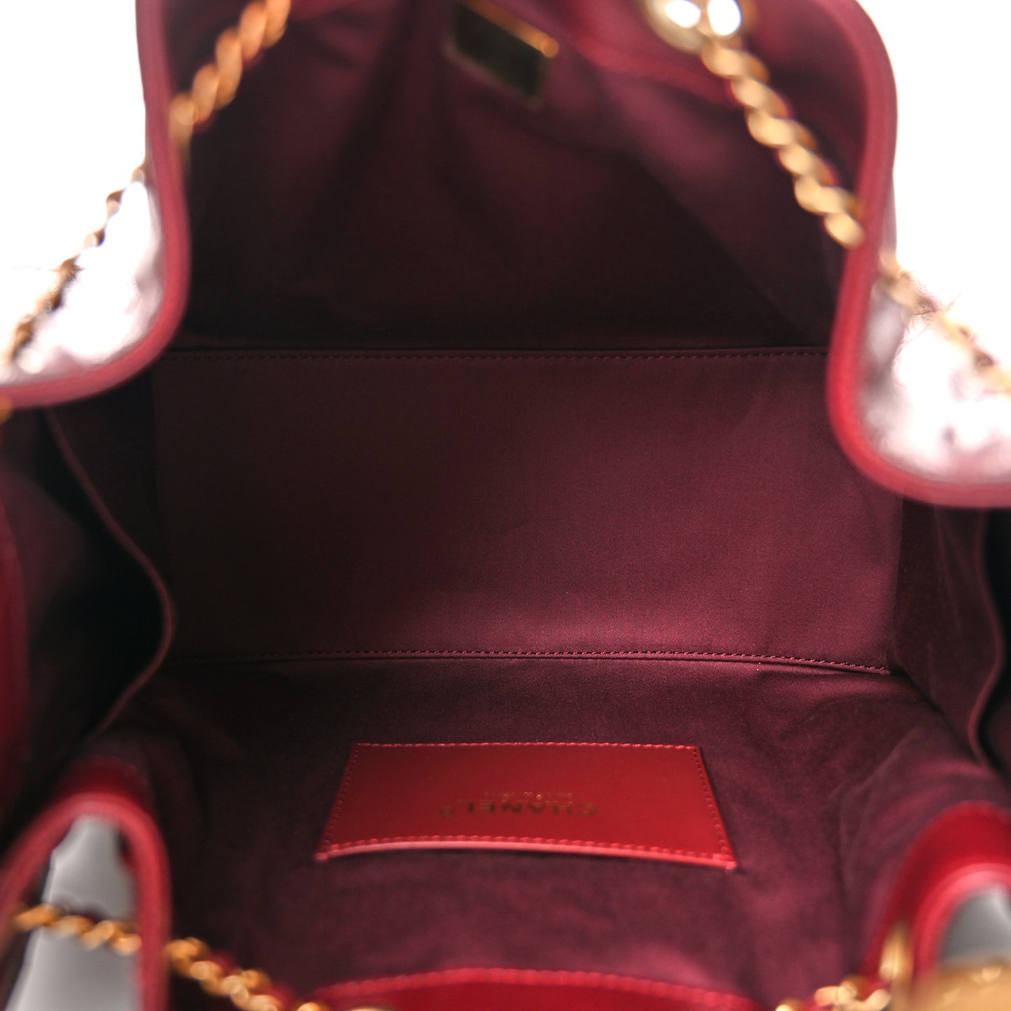 Caviar Quilted Small Chanel 25 Handbag Burgundy