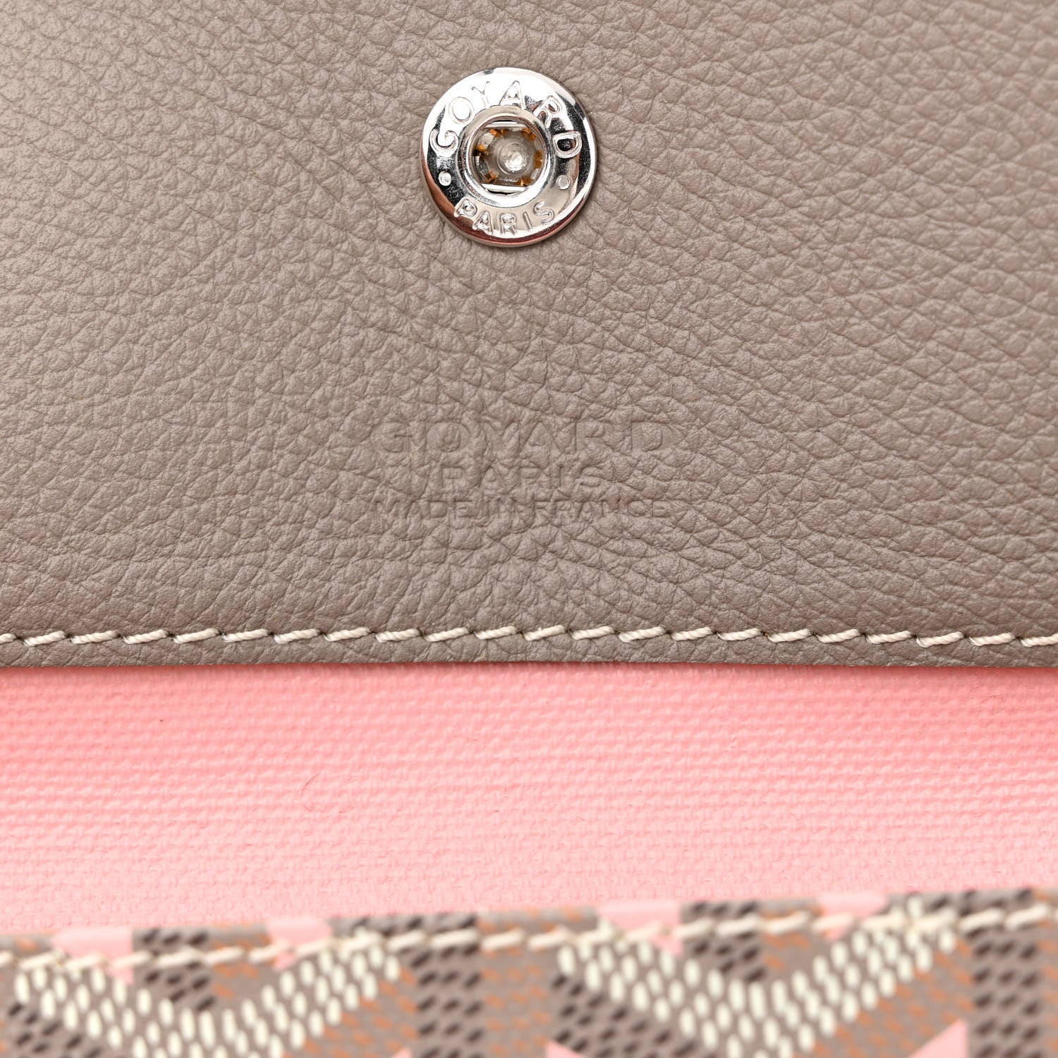 Goyard Goyardine Saint Louis Claire Voie PM Grege Powder Pink 8 of 12