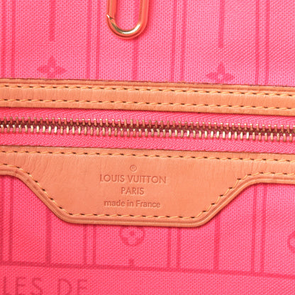 Louis Vuitton Monogram Roses Neverfull MM 6 of 15