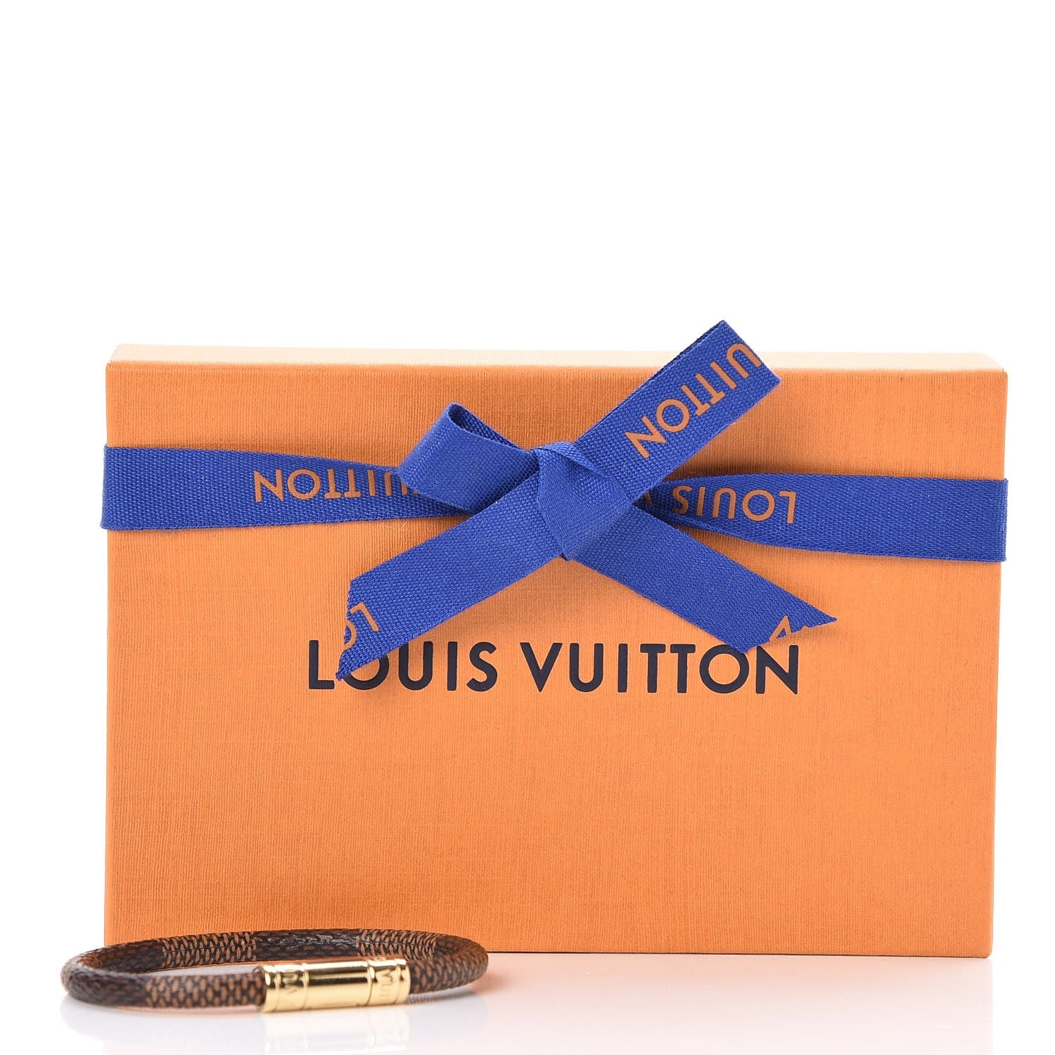 Louis Vuitton Damier Ebene Keep It Bracelet 17 5 of 5