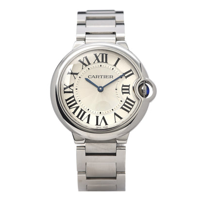 Cartier Stainless Steel 36mm Ballon Bleu De Quartz Watch 1 of 7