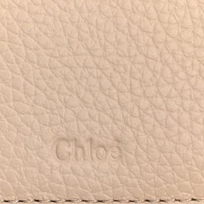 Chloe Grained Calfskin Alphabet Compact Wallet Nude 7 of 12