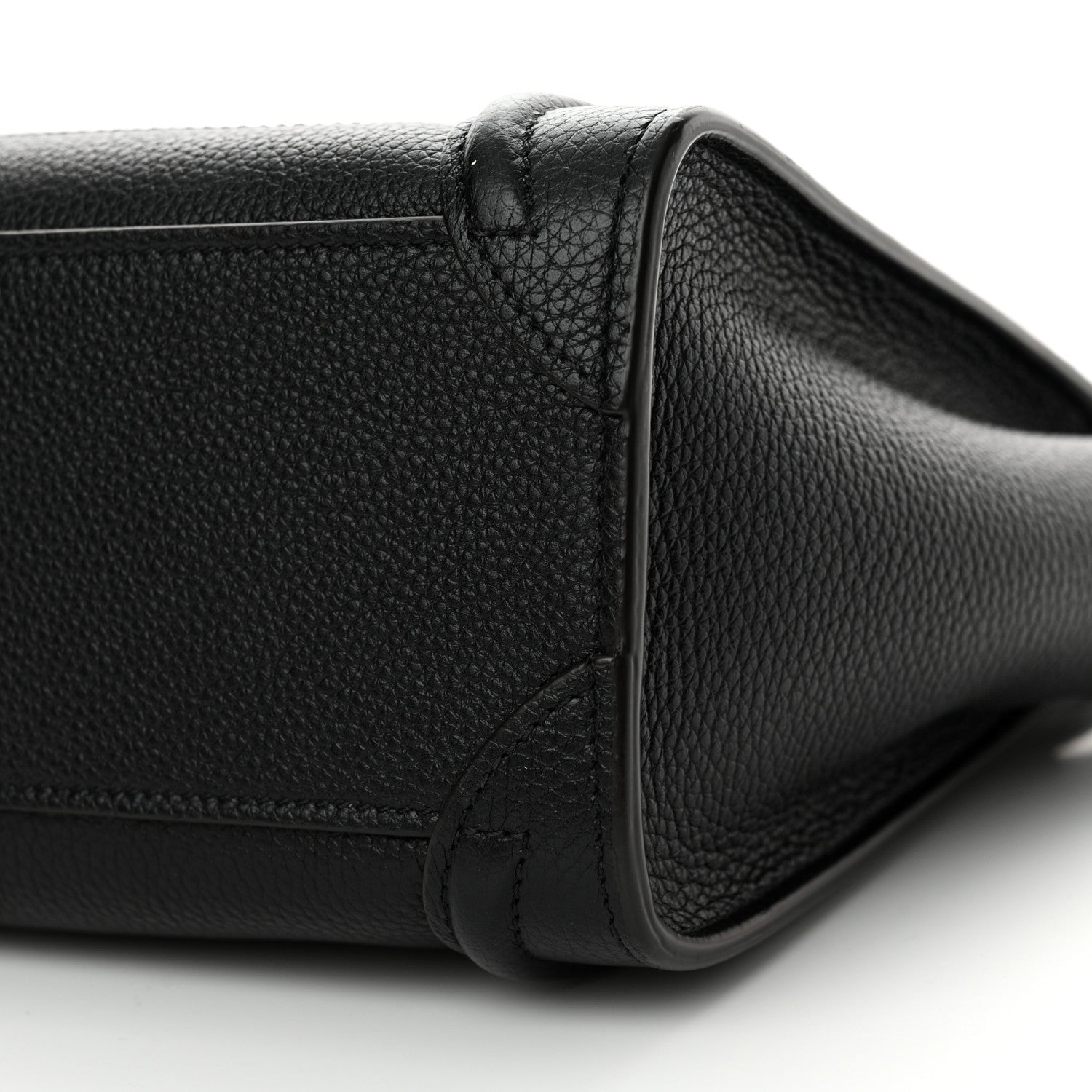 Celine Drummed Calfskin Nano Luggage Black 10 of 12