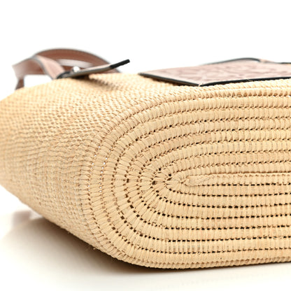 Loewe Raffia Small Square Basket Tote Bag Natural Tan 7 of 8