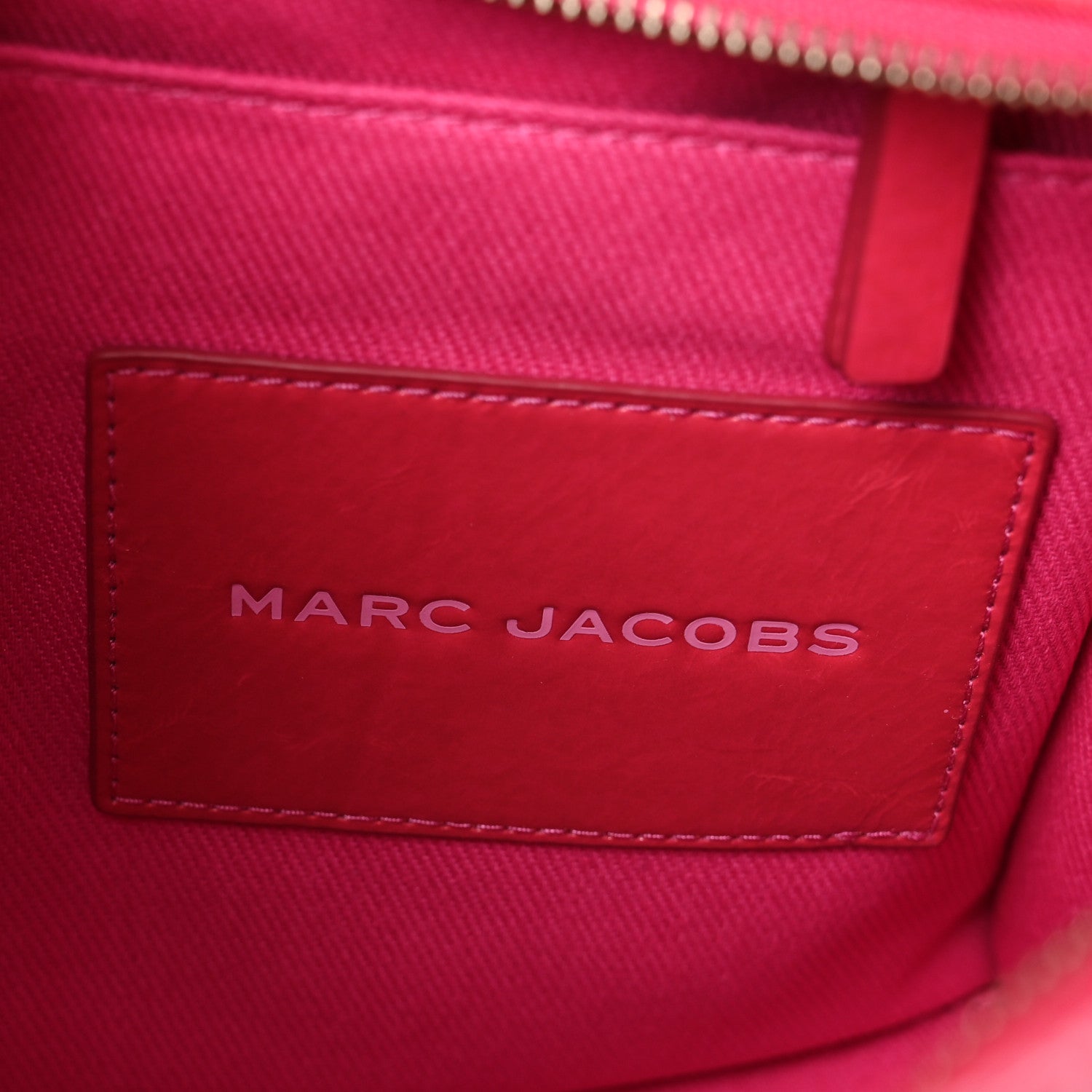 Marc Jacobs Shiny Crinkled Calfskin The Tote Bag Pink 6 of 10