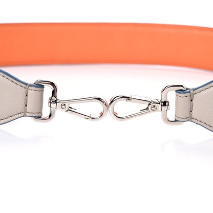Fendi Vitello Dolce Plexiglass Bi-Color Studded Strap You Grigio Polvere Arancio Multicolor 10 of 10