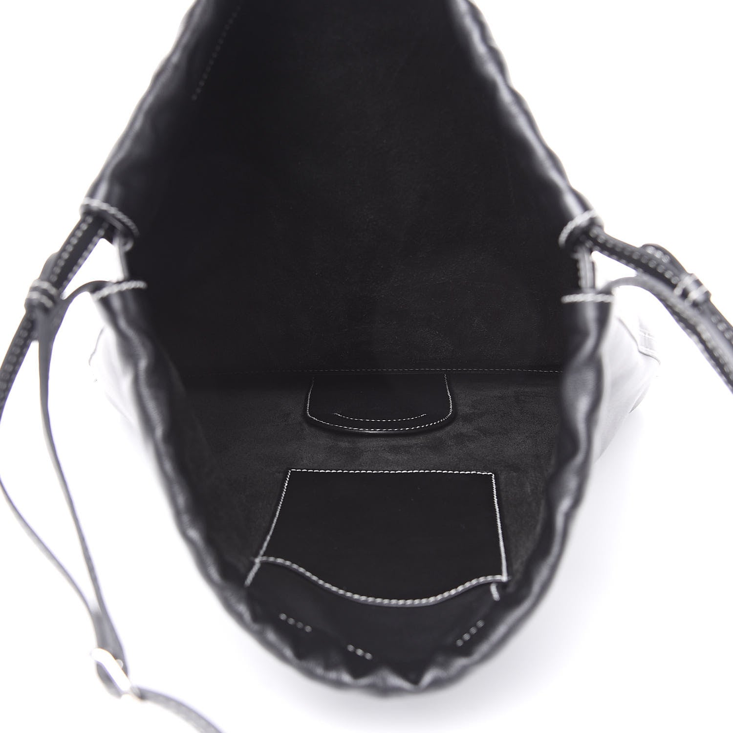 Hermes Cheri Calfskin Bridado Backpack Black 5 of 8