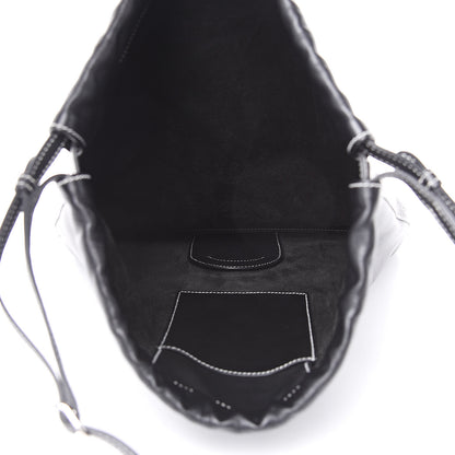 Hermes Cheri Calfskin Bridado Backpack Black 5 of 8