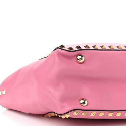 Valentino Garavani Vitello Small Rockstud Tote Ninphea 7 of 10