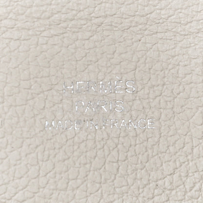 Hermes Evercolor Calvi Card Case Gris Perle 6 of 10