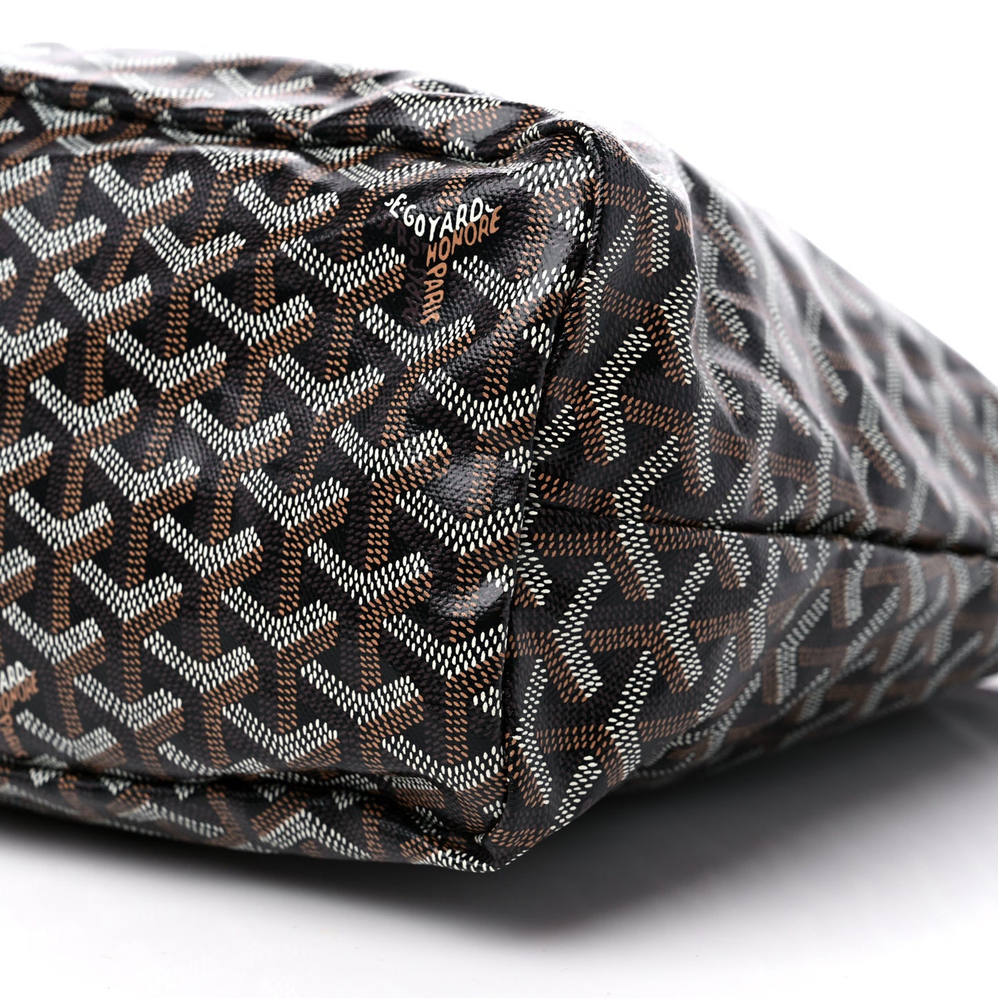 Goyardine Boheme Hobo Black Gold