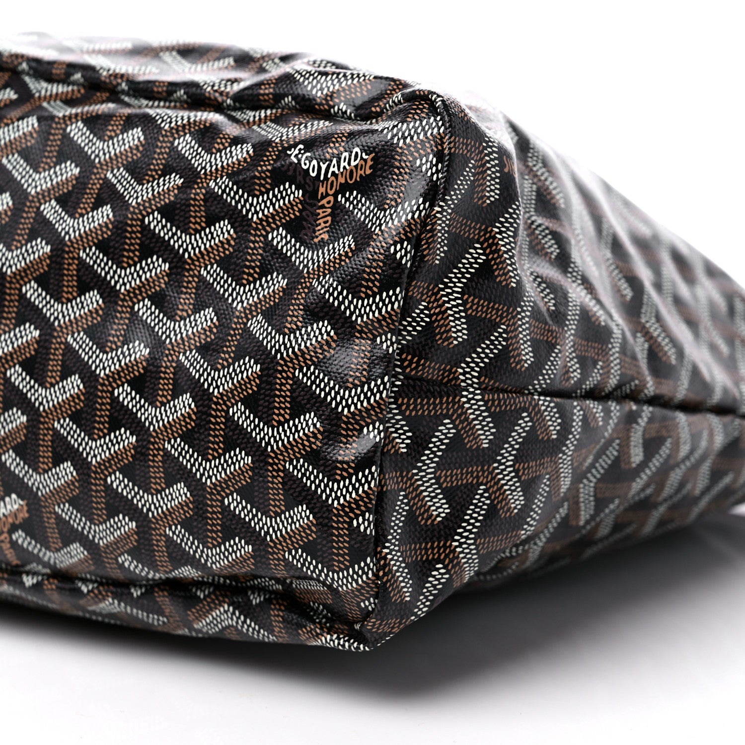 Goyard Goyardine Boheme Hobo Black Gold 10 of 10
