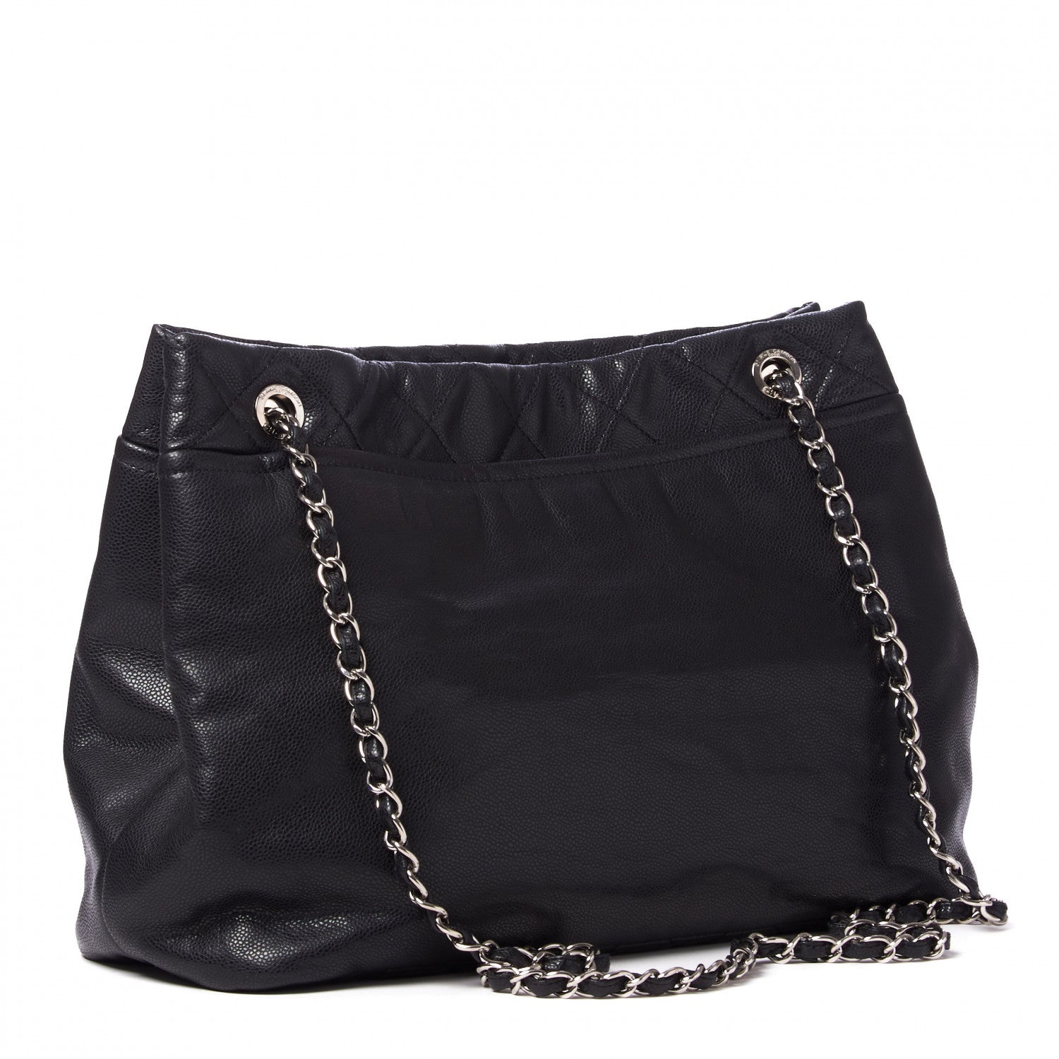 Chanel Caviar Timeless CC Soft Tote Black 2 of 10