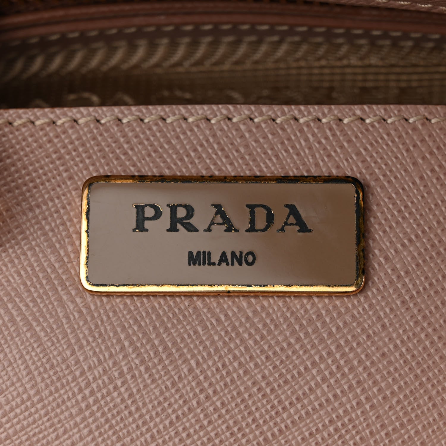 Prada Saffiano Large Galleria Double Zip Tote Cammeo 6 of 12