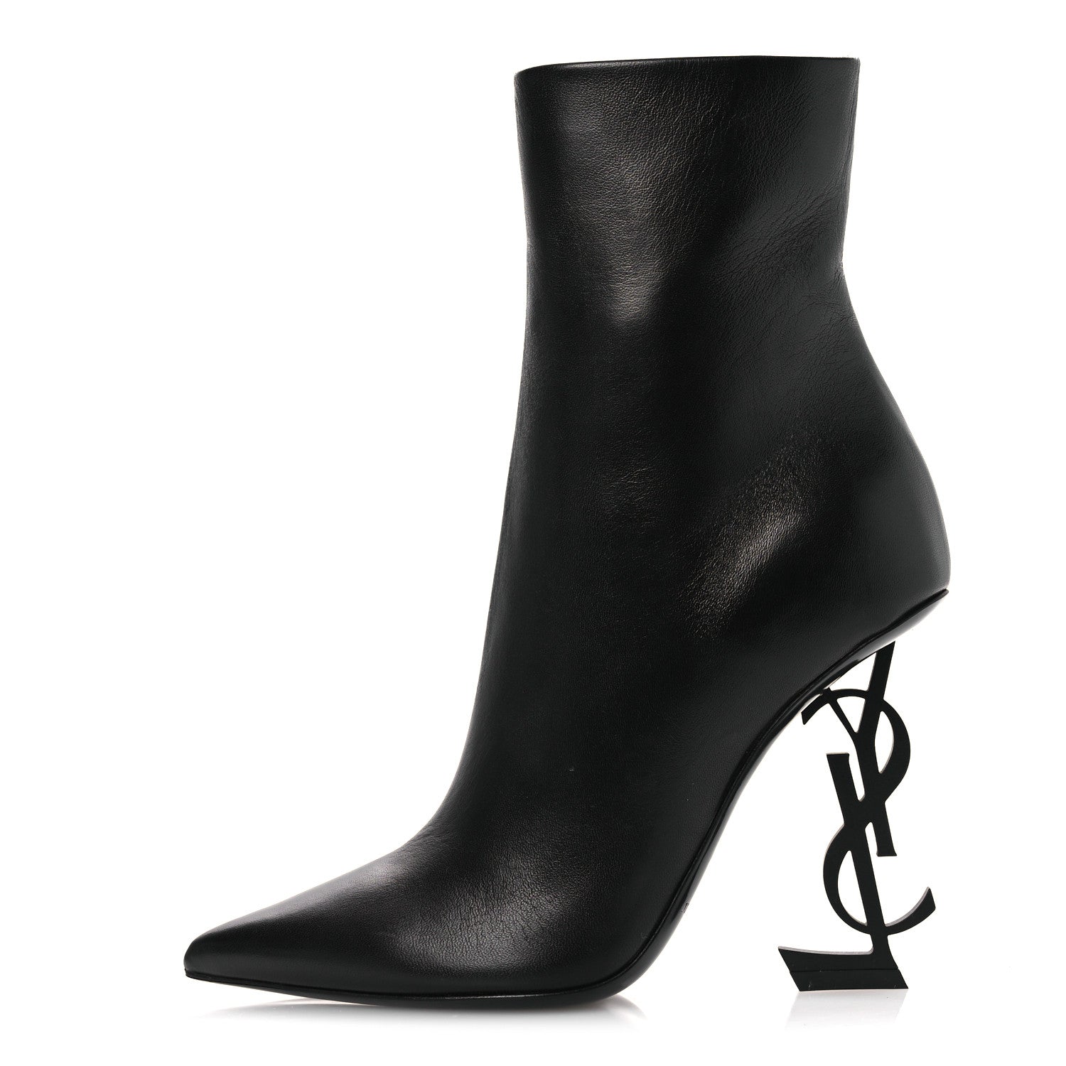 Saint Laurent Nappa Vendome Opyum Ankle Boots 36 Black 1 of 11