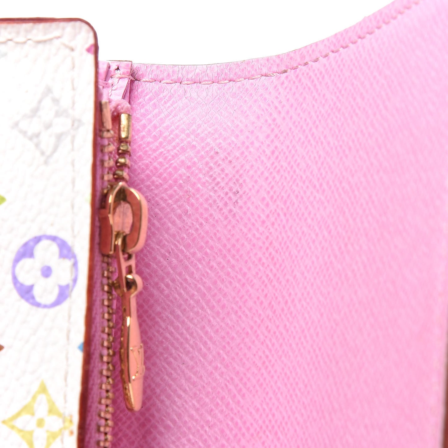 Monogram Multicolor Sarah Wallet White Litchi