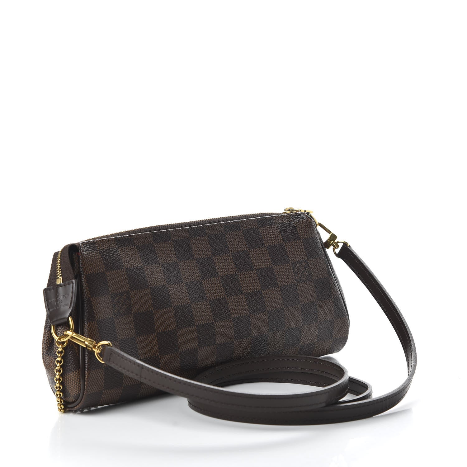 Louis Vuitton Damier Ebene Eva Clutch 3 of 10