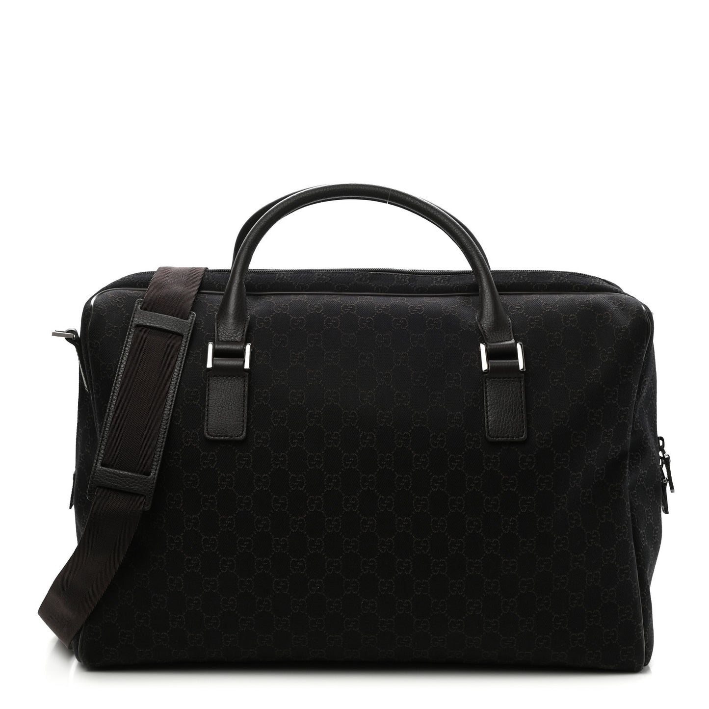 Nylon Monogram Large Carry On Duffle Dark Brown