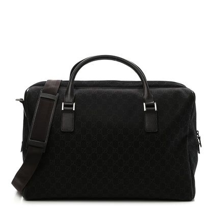 Gucci Nylon Monogram Large Carry On Duffle Dark Brown 1 of 10