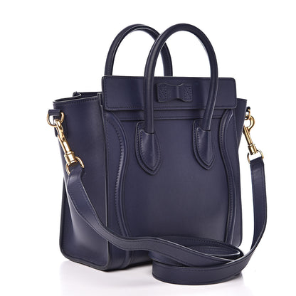 Celine Smooth Calfskin Nano Luggage Ink 3 of 13