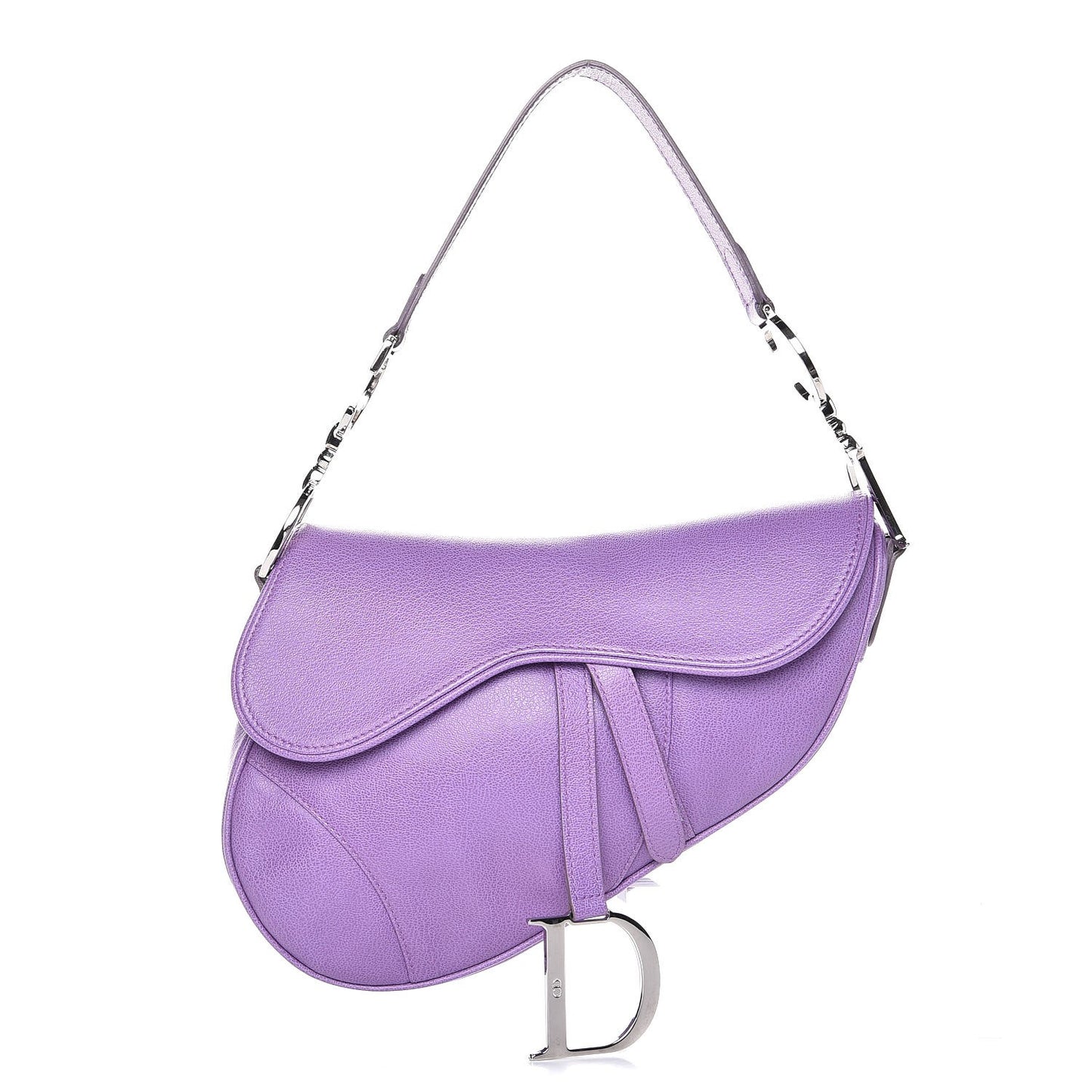 Calfskin Saddle Bag Purple
