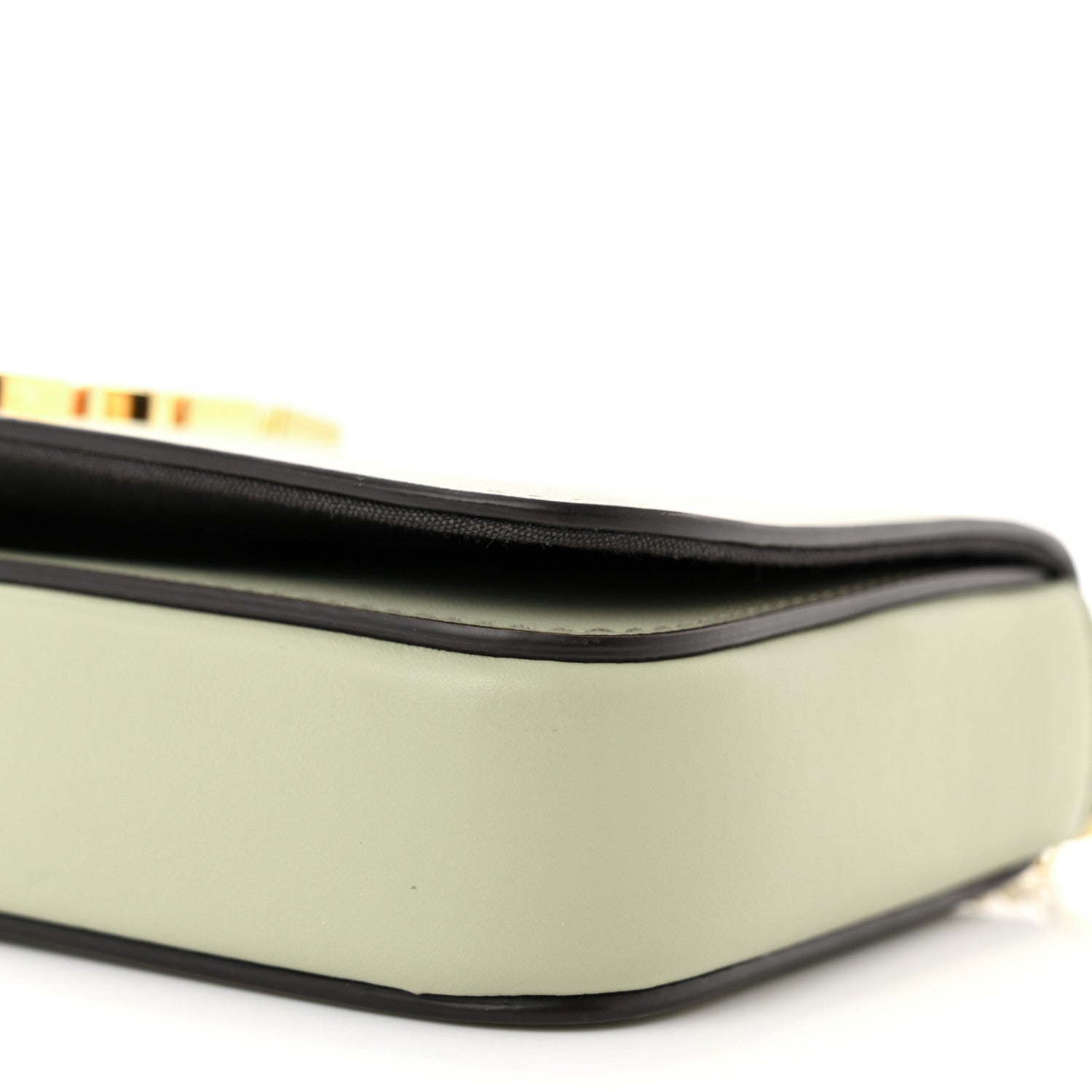 Fendi Vitello Grace Matte Fendigraphy Wallet on Chain Green Tea 11 of 12