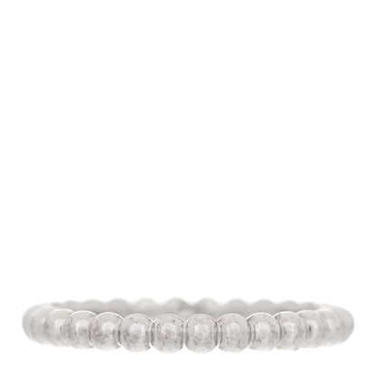 Van Cleef & Arpels 18K White Gold Medium Perlee Ring 65 11 1 of 6