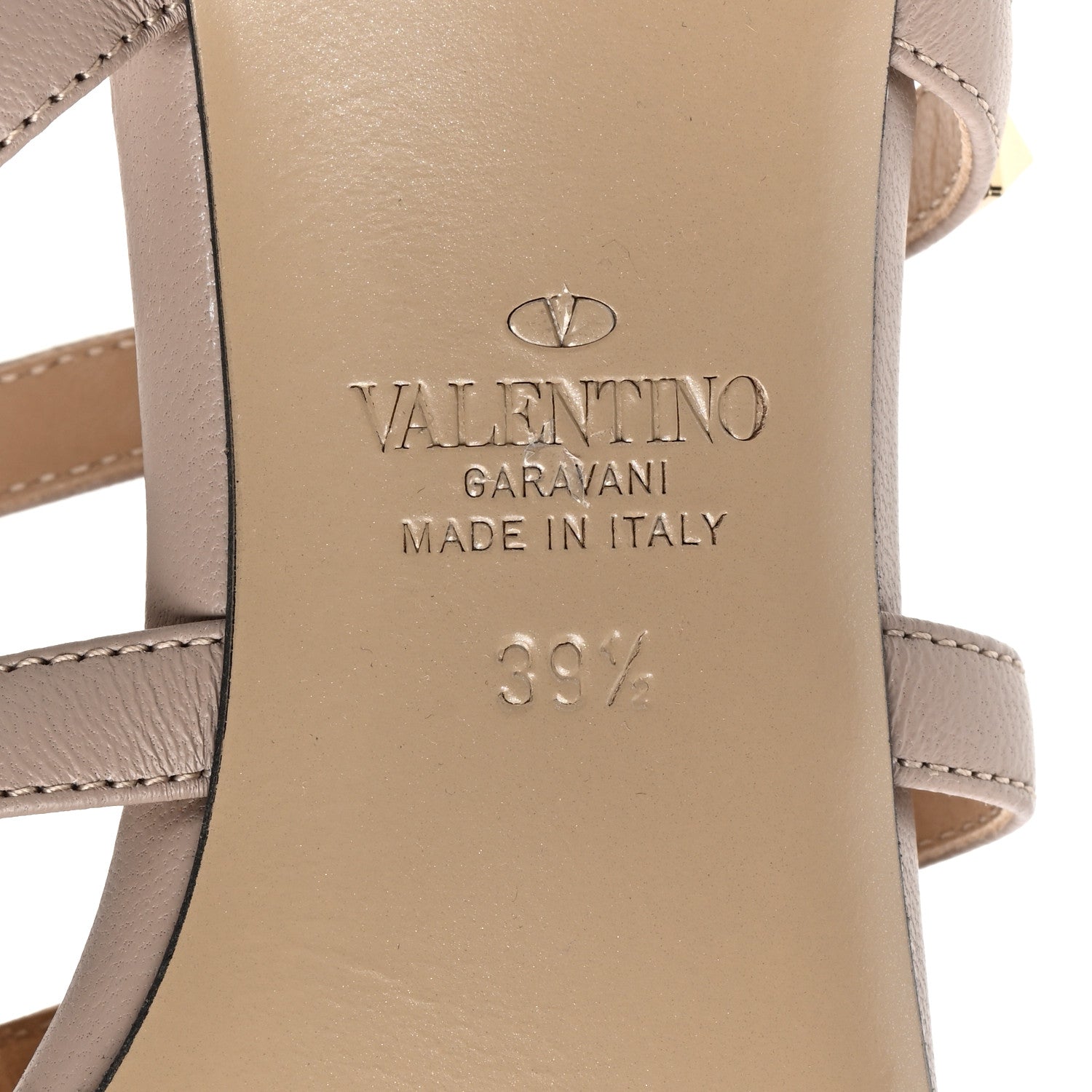 Valentino Garavani Patent Rockstud 50mm Cage Mules 39.5 Black Poudre 6 of 8