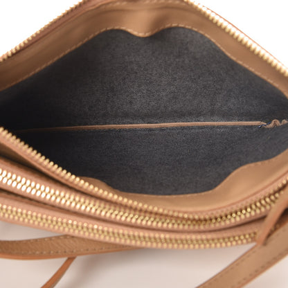 Celine Lambskin Small Trio Crossbody Bag Beige 6 of 8