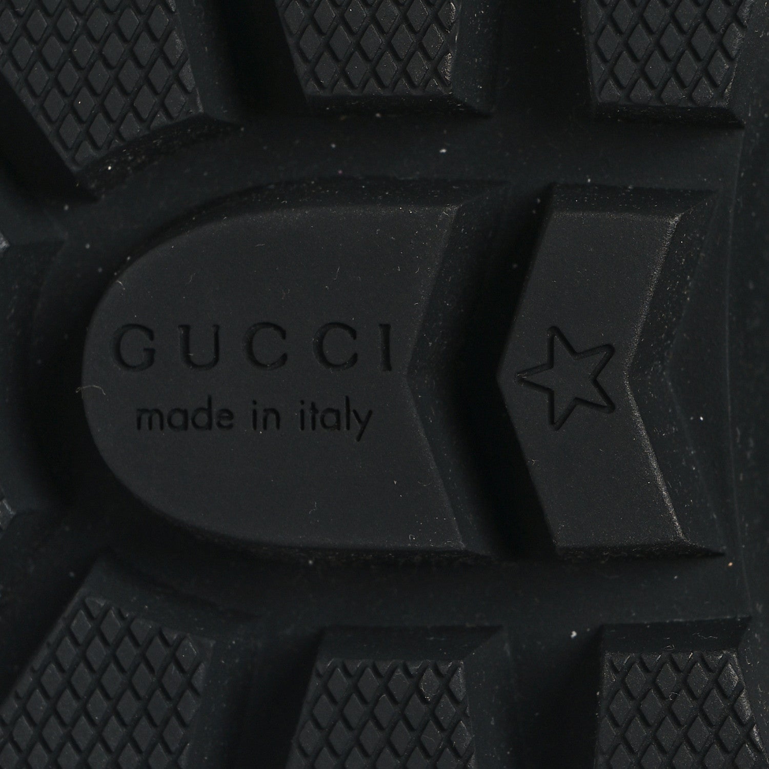 Gucci Calfskin Sylvie Web Womens Lace Up Combat Boots 39.5 Black 7 of 9