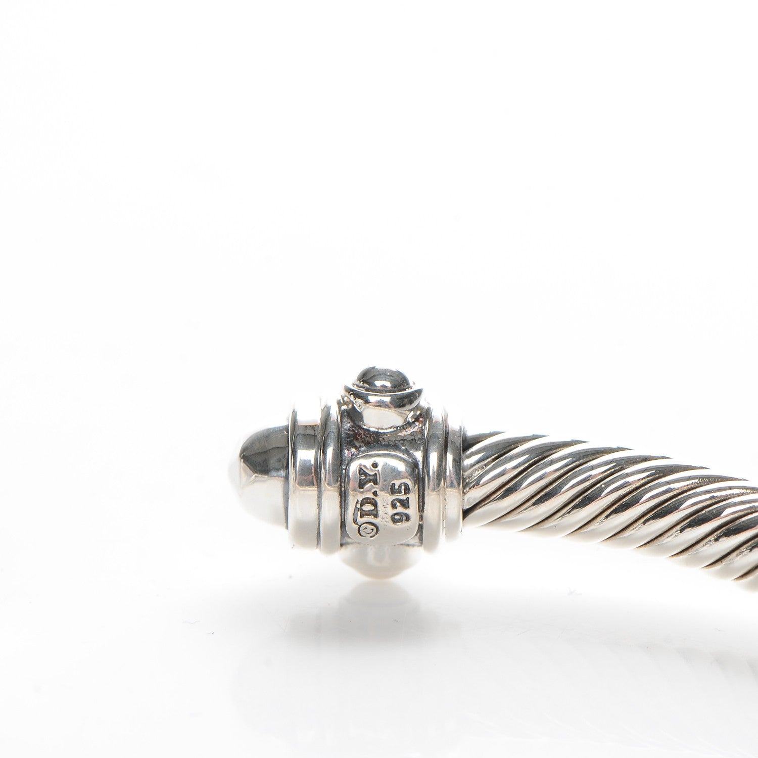 David Yurman Sterling Silver 5mm Renaissance Bracelet 4 of 5