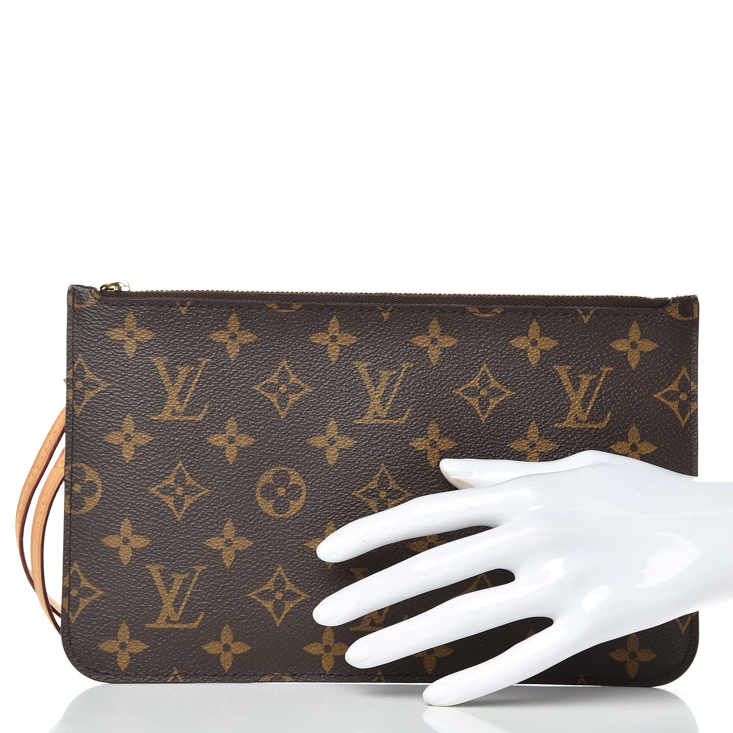 Louis Vuitton Monogram Neverfull MM GM Pochette 2 of 10
