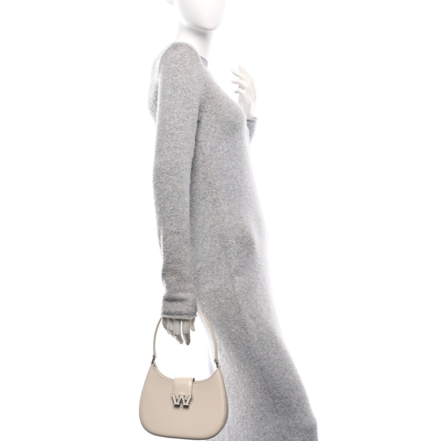 Calfskin Small Legacy Hobo Porcelain
